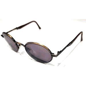 Silhouette 8545 Vintage No Lenses Brown Round Sunglasses Frame Only Austria